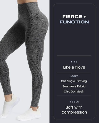 Women'S High Waist Workout Gym Vital Seamless Leggings Yoga Pants