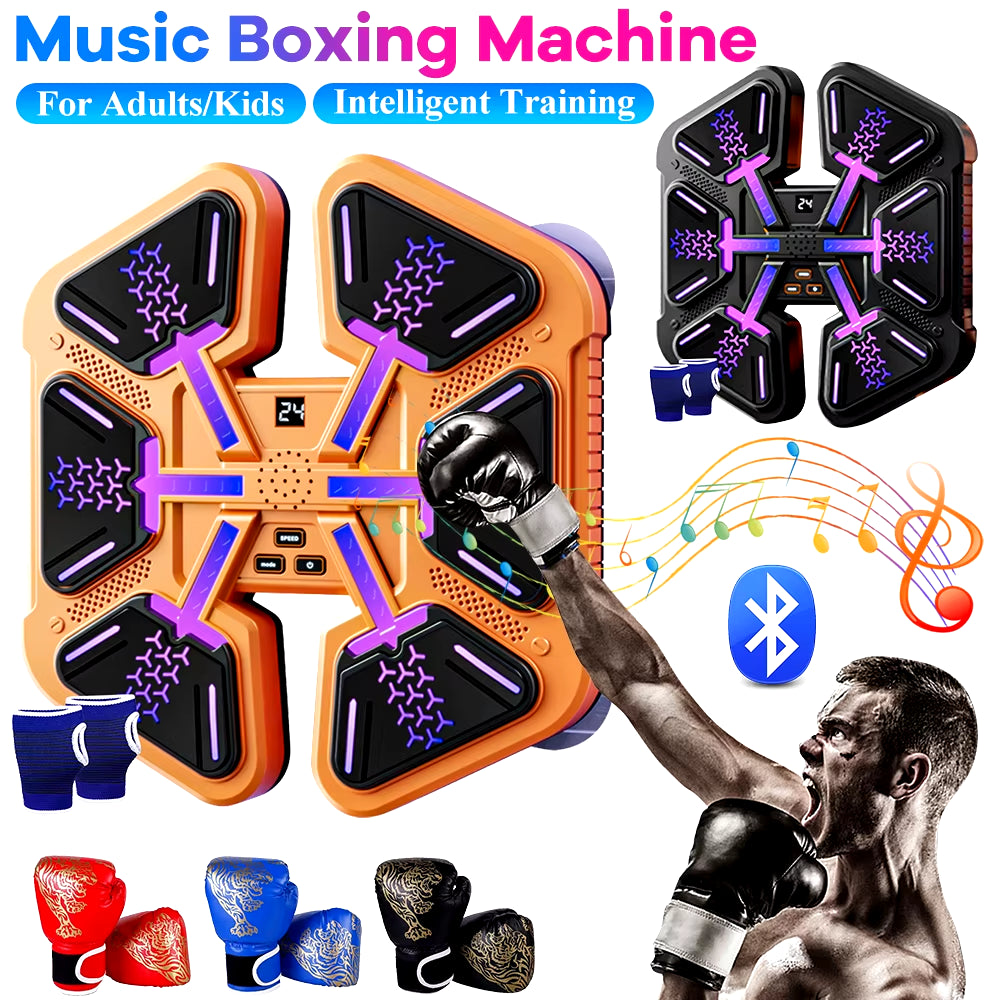 New Smart Music Boxing Machine Boxing Training Punching Equipment Adult Children Sports Fitness Home Music Boxing Wall Target